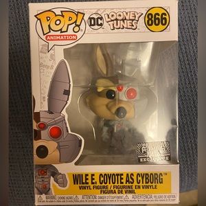 Funko Pop Looney Toons Wile E. coyote / as cyborg DC